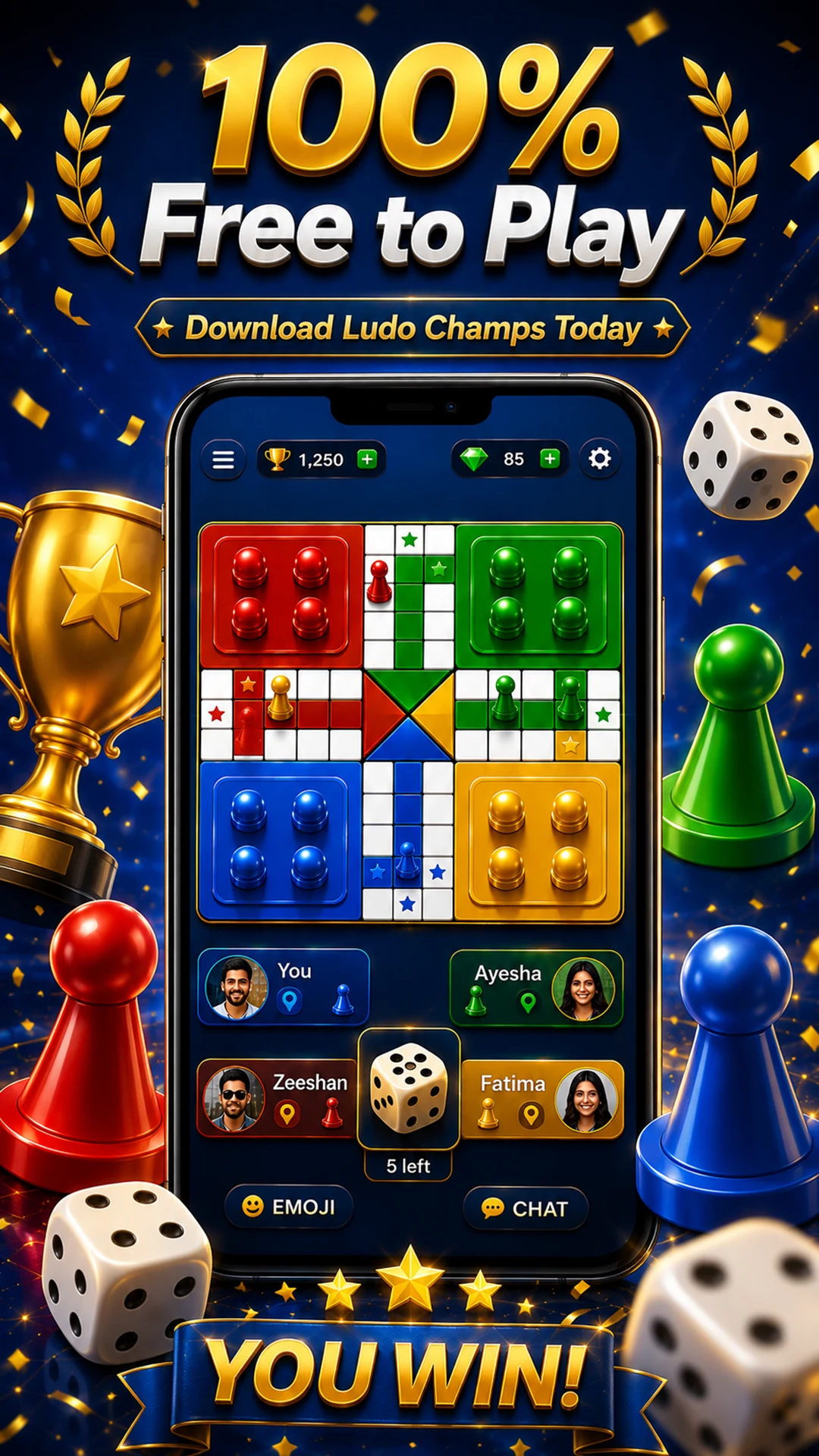 Ludo Champs: Dice Board Game screenshot